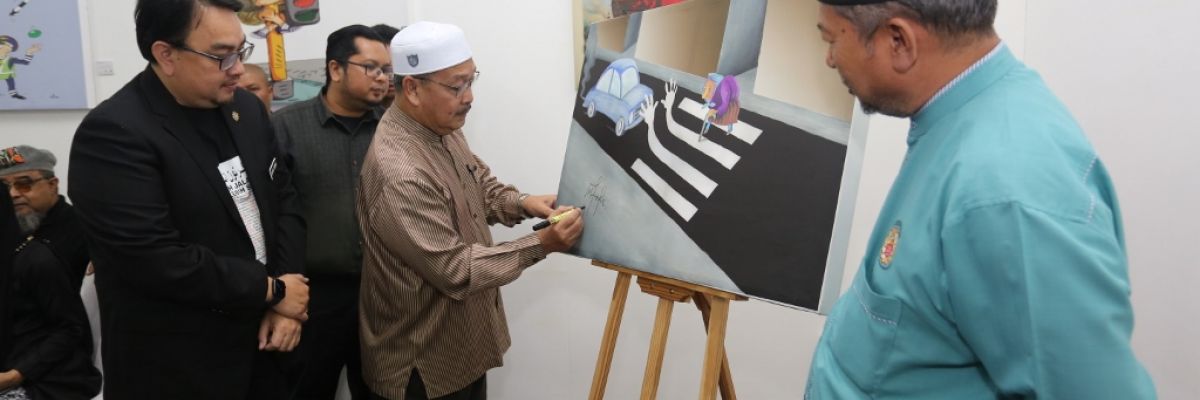 Majlis Perasmian Pameran Kartun Antarabangsa Malaysia 2022